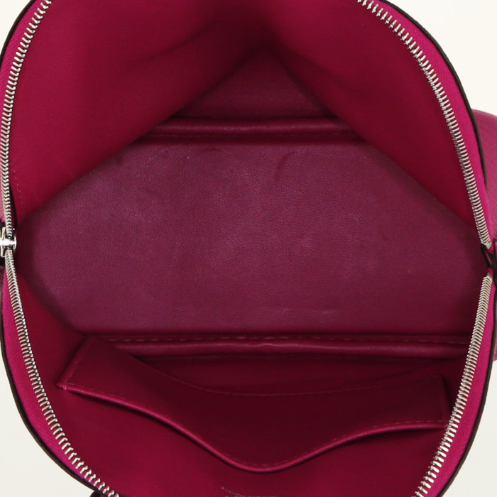 Borsa Hermes Bolide mini in pelle Mysore porpora - Detail D3