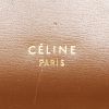 Bolso de mano Celine Clasp en cuero marrón - Detail D3 thumbnail