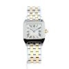 Reloj Cartier Santos-Demoiselle de oro y acero Ref :  2701 Circa  2010 - 360 thumbnail