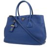 Borsa Prada  Double in pelle blu - 00pp thumbnail