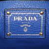 Bolso de mano Prada  Double en cuero azul - Detail D4 thumbnail