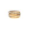 De Grisogono Allegra ring in pink gold and diamonds - 00pp thumbnail