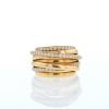 De Grisogono Allegra ring in pink gold and diamonds - 360 thumbnail