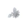 Articulated Van Cleef & Arpels Lotus ring in white gold and diamonds - 00pp thumbnail