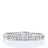 Bracelet en or blanc et diamants - 360 thumbnail