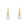 Vintage earrings in yellow gold and pearls - 00pp thumbnail