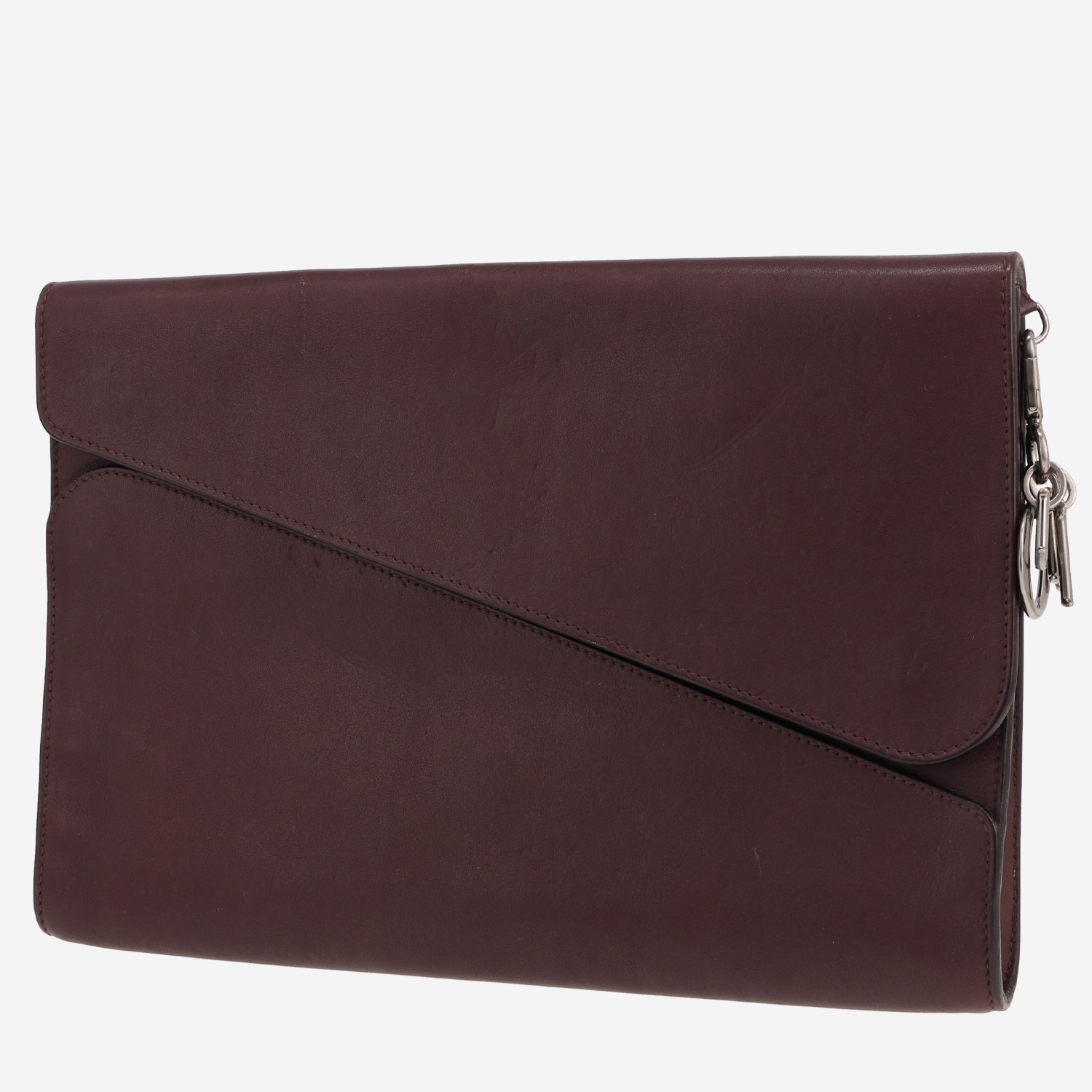 Dior Diorissimo pouch in purple leather