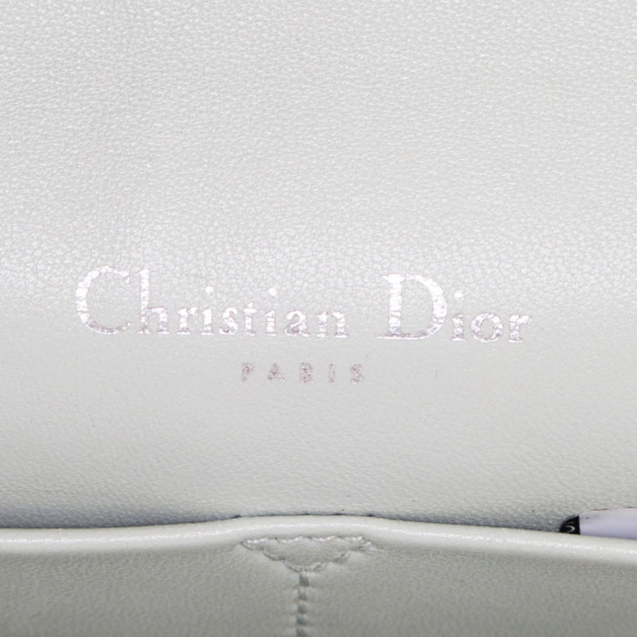 Dior Diorissimo pouch in purple leather - Detail D3