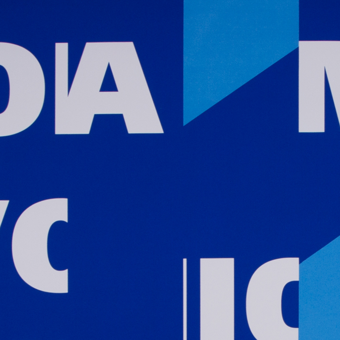 Raymond Hains, "Les panneaux Peradotto", suite de quatre sérigraphies en deux couleurs sur papier, signées, datées et numérotées, de 1999 - Detail D1