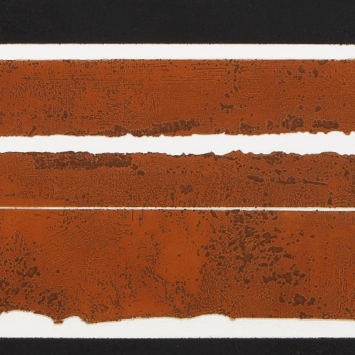 Pierre Soulages, "Eau-forte XXXIX", eau-forte en couleurs sur papier, signée, justifiée et encadrée, de 1994 - Detail D1