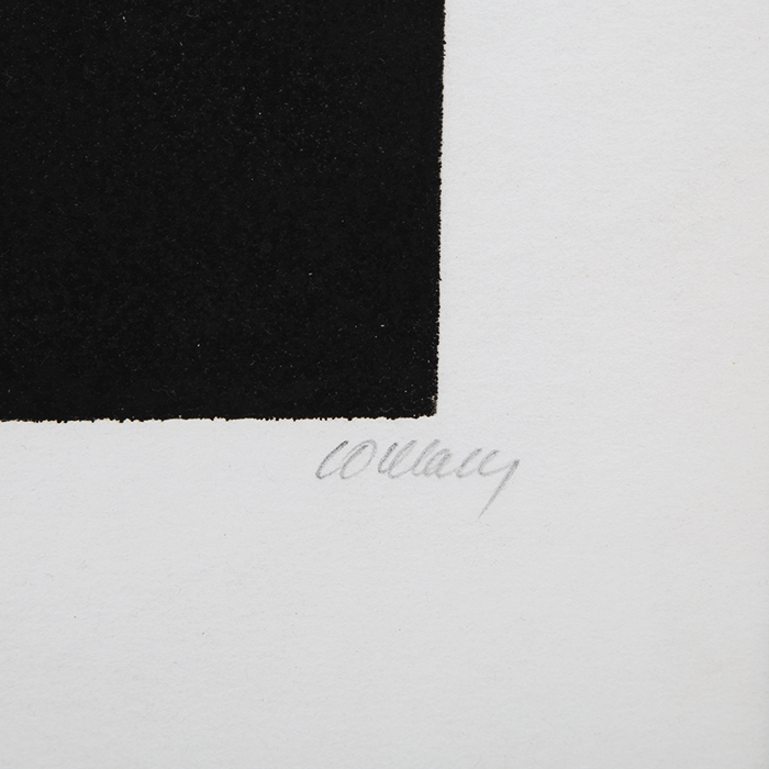 Pierre Soulages, "Eau-forte XXXIX", eau-forte en couleurs sur papier, signée, justifiée et encadrée, de 1994 - Detail D3