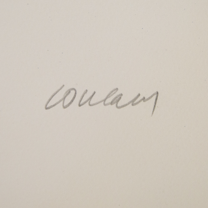 Pierre Soulages, "Lithographie n°37", lithographie en couleurs sur papier, signée, numérotée et encadrée, de 1974 - Detail D3