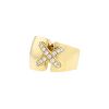 Chaumet Lien size XL ring in yellow gold and diamonds - 00pp thumbnail