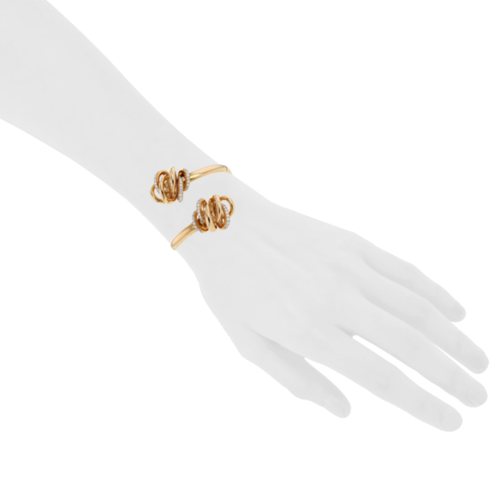 Bracciale De Grisogono Vortice in oro rosa e diamanti - Detail D1