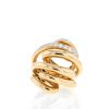 De Grisogono Vortice ring in pink gold and diamonds - 360 thumbnail