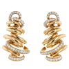Paire de pendants d'oreilles De Grisogono Vortice en or rose et diamants - 360 thumbnail
