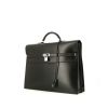 Porte-documents Hermès Kelly Dépêches en cuir box noir - 00pp thumbnail