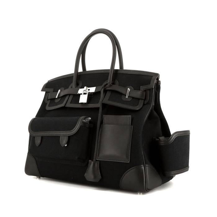 Hermes Birkin 35 cm Handbag in Black Epsom Leather