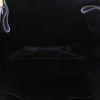 Bolso Celine Cabas en piel de potro leoparda y cuero negro - Detail D2 thumbnail
