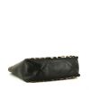 Bolso Celine Cabas en piel de potro leoparda y cuero negro - Detail D4 thumbnail