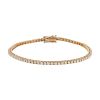 bracelet in pink gold and diamonds - 00pp thumbnail