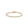 bracelet in pink gold and diamonds - 360 thumbnail