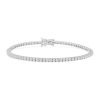 Bracelet ligne en or blanc et diamants (1,85 carat) - 00pp thumbnail