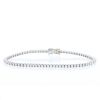 Bracelet ligne en or blanc et diamants (1,85 carat) - 360 thumbnail