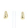 Pomellato earrings in yellow gold and diamonds - 360 thumbnail