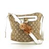 Louis Vuitton shopping bag in beige monogram canvas and white leather - 360 thumbnail