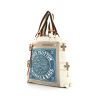 Louis Vuitton Globe shopper shopping bag in beige and blue canvas - 00pp thumbnail