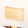 Shopping bag Louis Vuitton Globe shopper in tela beige e blu - Detail D3 thumbnail