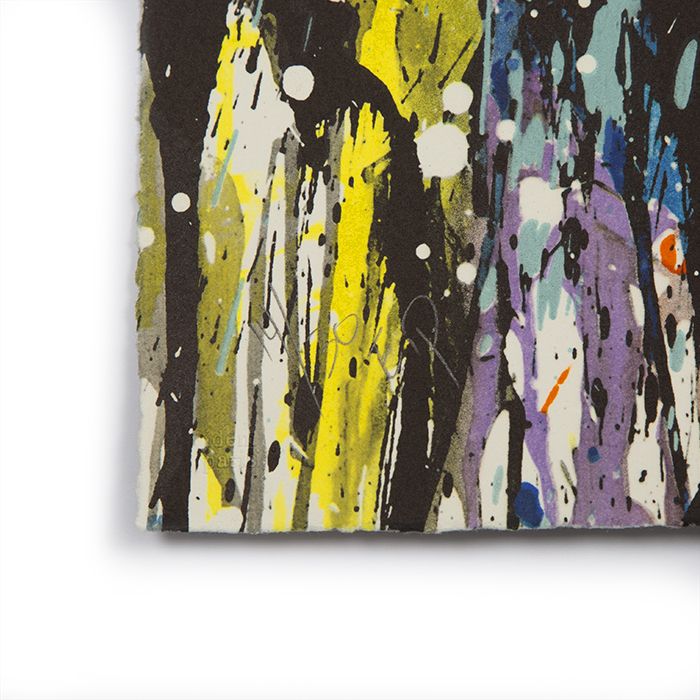 JonOne, "La Blanche", lithograph in colors on paper, signed and numbered, of 2018 - Detail D2