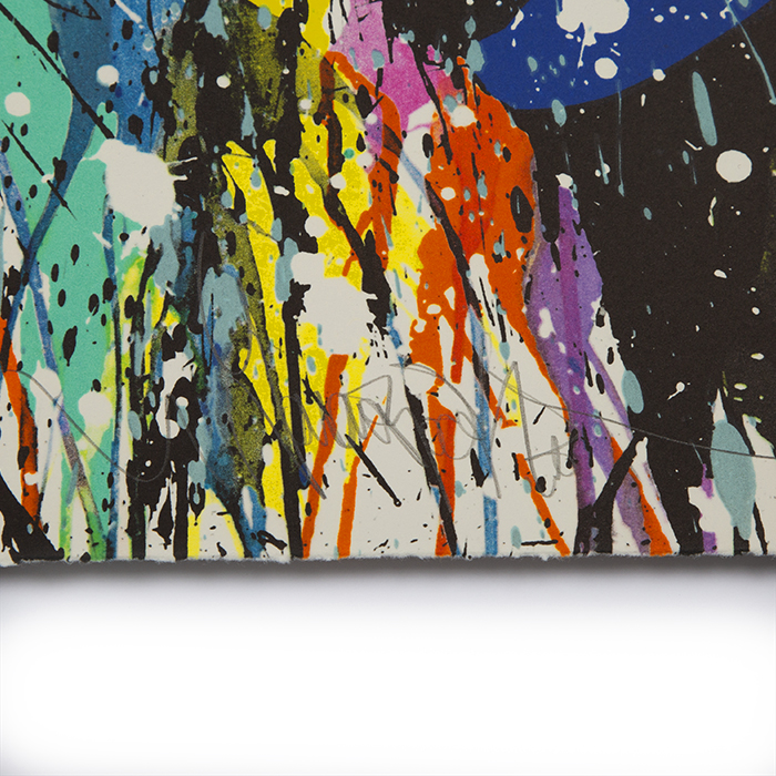 JonOne, "La Blanche", lithograph in colors on paper, signed and numbered, of 2018 - Detail D3