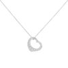 Tiffany & Co Open Heart necklace in platinium and diamonds - 00pp thumbnail