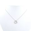 Tiffany & Co Open Heart necklace in platinium and diamonds - 360 thumbnail