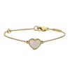 Van Cleef & Arpels Sweet Alhambra bracelet in yellow gold and mother of pearl - 00pp thumbnail