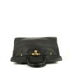 Hermes Birkin 40 cm handbag in black Ardenne leather - 360 Front thumbnail