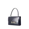Hermès Vintage handbag in navy blue box leather - 00pp thumbnail