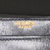 Bolso de mano Hermès Vintage en cuero box azul marino - Detail D3 thumbnail