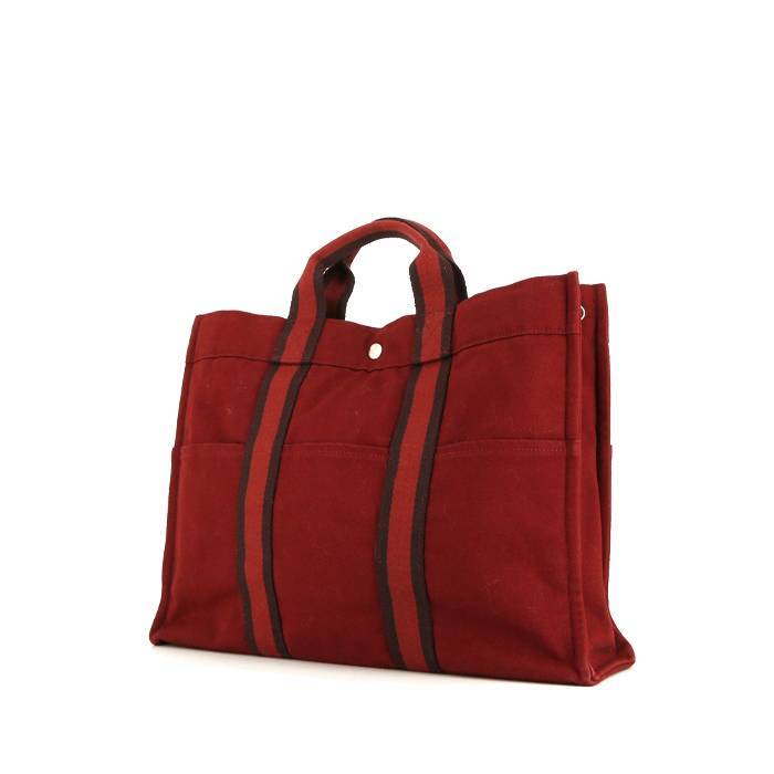 Hermes Toto Bag - Shop Bag shopping bag in red canvas - 00pp