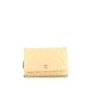 Borsa a tracolla Chanel Wallet on Chain in pelle trapuntata beige - 360 thumbnail
