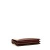Hermès Louisiane handbag in burgundy box leather - Detail D4 thumbnail