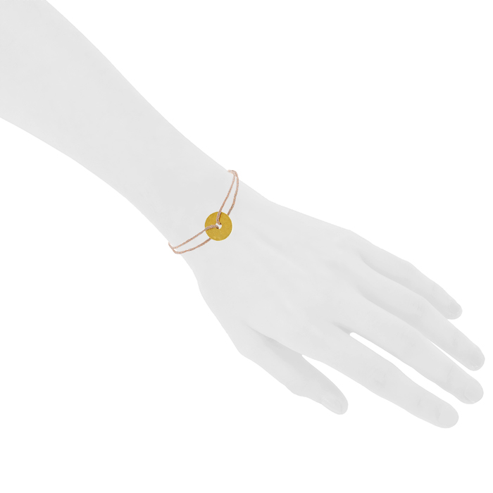 Dinh Van Pi Chinois small model bracelet in 24 carats yellow gold - Detail D1