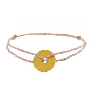 Bracelet Dinh Van Pi Chinois petit modèle en or jaune 24 carats