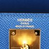 Bolso de mano Hermès Kelly 28 cm en cuero epsom Bleu France - Detail D4 thumbnail