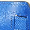 Borsa Hermès Kelly 28 cm in pelle Epsom Bleu France - Detail D5 thumbnail