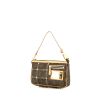 Pochette Louis Vuitton Pochette accessoires in tela monogram marrone e pelle naturale - 00pp thumbnail