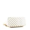 Sac cabas Louis Vuitton Neverfull - Shop Bag en toile damier azur et cuir naturel - Detail D4 thumbnail