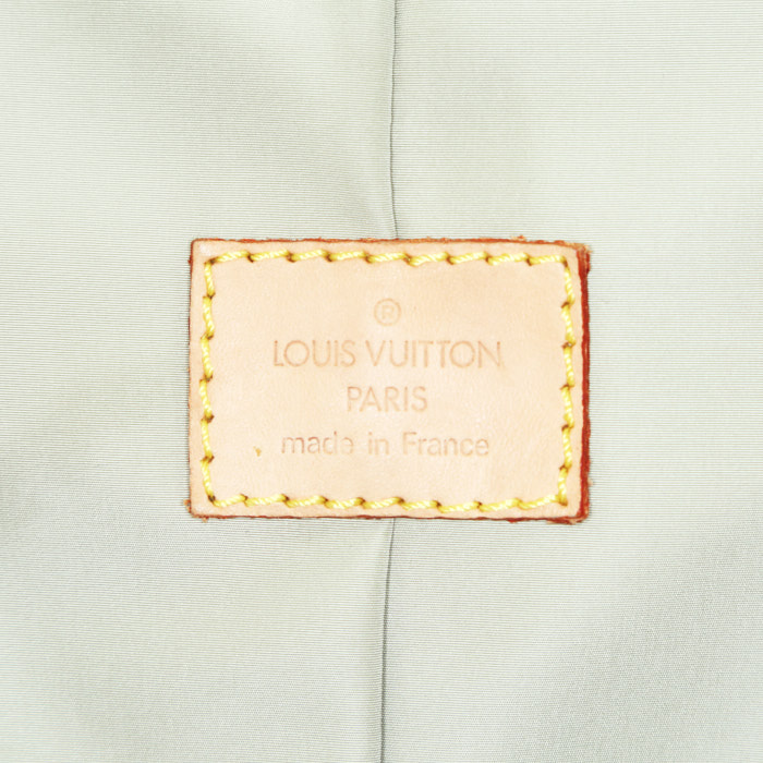 Mochila Louis Vuitton Geant Matero en lona gris - Detail D3